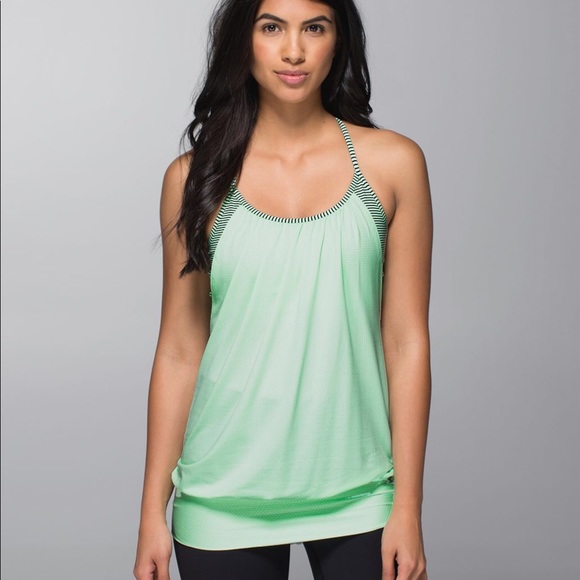 lululemon athletica Tops - Lululemon No Limits Tank Fresh Teal